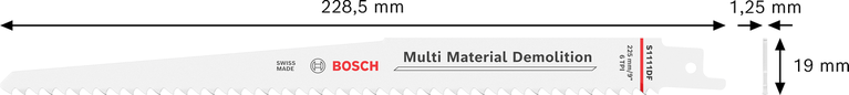Pilový kotouč Bosch S 1111 DF pro více materiálů a demolice.